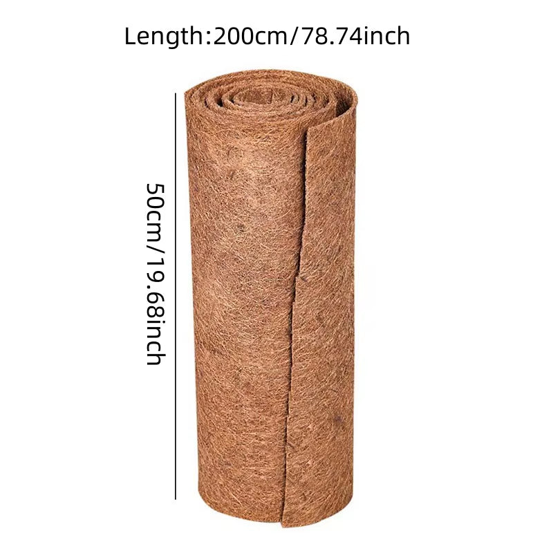 Natural Coconut Coir Reptile Carpet Mat - Eco-Friendly Bedding & Insulation for Reptiles, Flowerpots, and Baskets