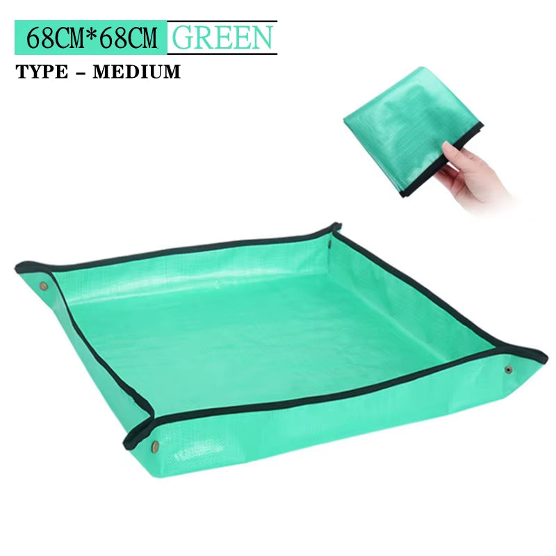 Versatile Waterproof Gardening Mat for Easy Succulent Repotting and Plant Transplanting - 30-100CM Size Options