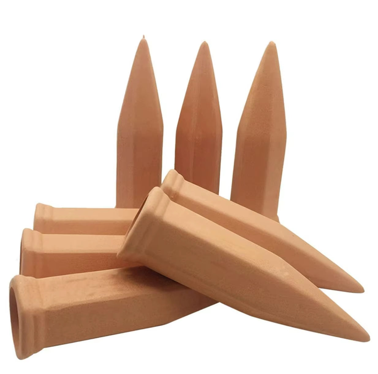 2 Packs, Plant Self-Watering Stakes, Terracotta Automatic Plant Waterer Devices Auto-Water Irrigation System for Indoor/Outdoor