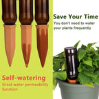 2 Packs, Plant Self-Watering Stakes, Terracotta Automatic Plant Waterer Devices Auto-Water Irrigation System for Indoor/Outdoor