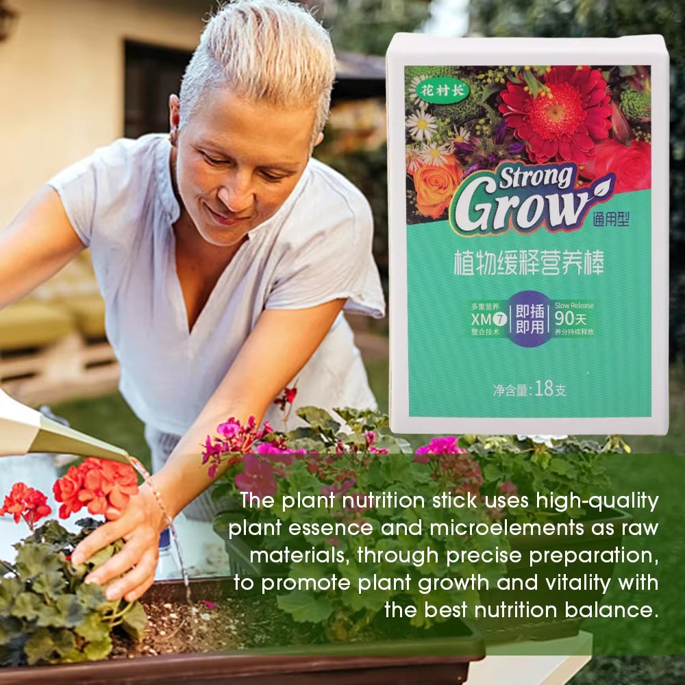 Universal Plant Nutrition Stick - Boost Indoor Flower Growth with Rooting Fertilizer Bar for Lush Gardens