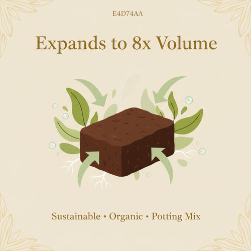 Organic Coco Coir Bricks Lot 1-16 Coconut Fiber Growing Medium Potting Soil Pets