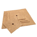 Wacredo Square Coconut Frost Protection Mat for Plants - Available in 25, 30, 38, 45, and 60 cm Sizes