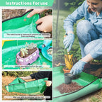 Versatile Waterproof Gardening Mat for Easy Succulent Repotting and Plant Transplanting - 30-100CM Size Options