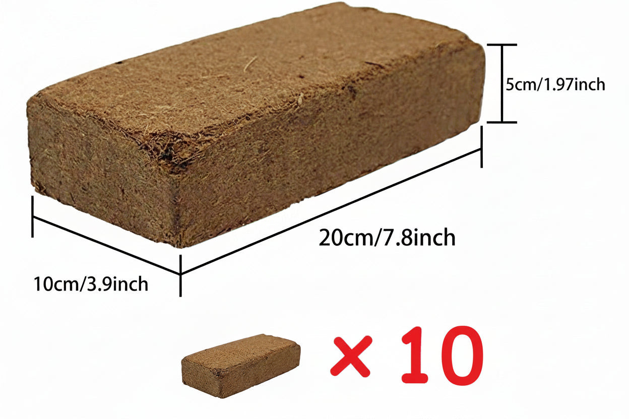 Coconut Bricks 100% Organic (9L Yield)