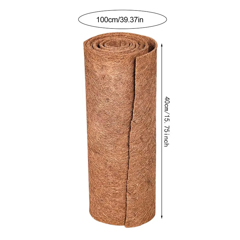Natural Coconut Coir Reptile Carpet Mat - Eco-Friendly Bedding & Insulation for Reptiles, Flowerpots, and Baskets