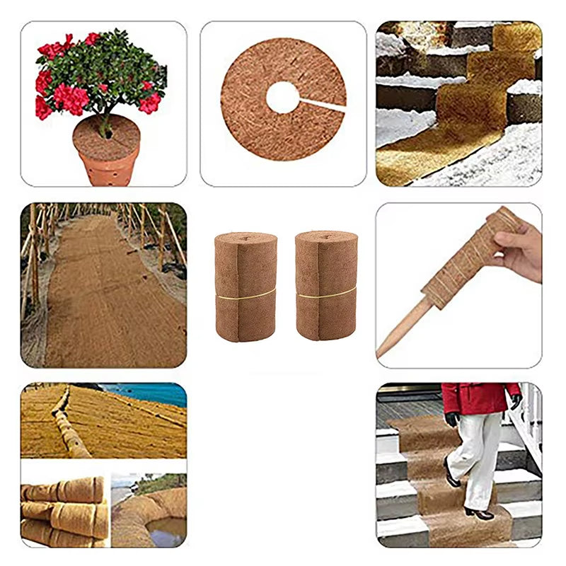 Natural Coconut Coir Reptile Carpet Mat - Eco-Friendly Bedding & Insulation for Reptiles, Flowerpots, and Baskets